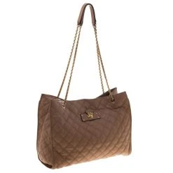 Marc Jacobs Beige Quilted Leather Juliette Chain Handle Tote For Women 13 Marc Jacobs Beige Quilted Leather Juliette Chain Handle Tote For Women -Marc Jacobs shop luxury women marc jacobs used handbags p95230 0003