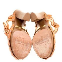 Marc Jacobs Orange PVC And Leather T-Strap Clog Sandals Size 35 For Women 13 Marc Jacobs Orange PVC And Leather T-Strap Clog Sandals Size 35 For Women -Marc Jacobs shop luxury women marc jacobs used shoes p171008 001