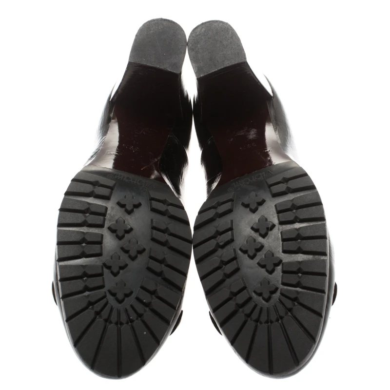 Marc Jacobs Black Patent Leather Block Heel Pumps Size 39.5 For Women 6 Marc Jacobs Black Patent Leather Block Heel Pumps Size 39.5 For Women - Image 6