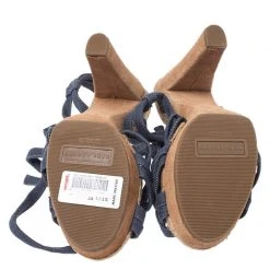 Marc Jacobs Blue Denim Platform Ankle Wrap Sandals Size 38 For Women 13 Marc Jacobs Blue Denim Platform Ankle Wrap Sandals Size 38 For Women -Marc Jacobs shop luxury women marc jacobs used shoes p268251 003