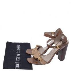 Marc Jacobs Brown Pony Hair And Leather Ankle Strap Sandals Size 39.5 For Women -Marc Jacobs shop luxury women marc jacobs used shoes p307866 008