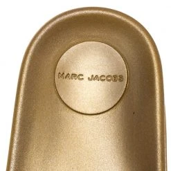 Marc Jacobs Gold Glitter Jelly Daisy Aqua Flower Flat Slides Size 39 For Women 14 Marc Jacobs Gold Glitter Jelly Daisy Aqua Flower Flat Slides Size 39 For Women -Marc Jacobs shop luxury women marc jacobs used shoes p315552 005