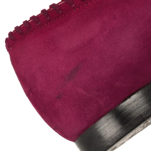 Marc Jacobs Pink Suede Safety Pin Ballet Flats Size 38.5 For Women 7 Marc Jacobs Pink Suede Safety Pin Ballet Flats Size 38.5 For Women - Image 7