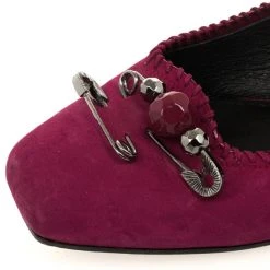 Marc Jacobs Pink Suede Safety Pin Ballet Flats Size 38.5 For Women 21 Marc Jacobs Pink Suede Safety Pin Ballet Flats Size 38.5 For Women -Marc Jacobs shop luxury women marc jacobs used shoes p32139 011