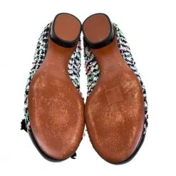 Marc Jacobs Multicolor Tweed And Patent Leather Crystal Embellished Ballet Flats Size 41 For Women 13 Marc Jacobs Multicolor Tweed And Patent Leather Crystal Embellished Ballet Flats Size 41 For Women -Marc Jacobs shop luxury women marc jacobs used shoes p336838 005