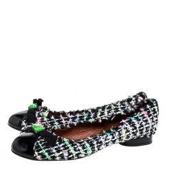 Marc Jacobs Multicolor Tweed And Patent Leather Crystal Embellished Ballet Flats Size 41 For Women 11 Marc Jacobs Multicolor Tweed And Patent Leather Crystal Embellished Ballet Flats Size 41 For Women -Marc Jacobs shop luxury women marc jacobs used shoes p336838 007