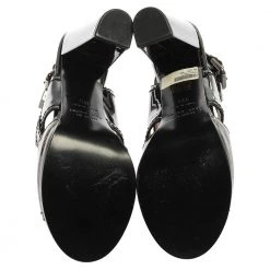 Marc Jacobs Green/Black Croc Embossed Patent Leather Slingback Sandals Size 39.5 For Women 13 Marc Jacobs Green/Black Croc Embossed Patent Leather Slingback Sandals Size 39.5 For Women -Marc Jacobs shop luxury women marc jacobs used shoes p352041 008