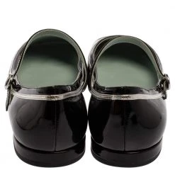 Marc Jacobs Black/ Silver Patent Leather Poppy Mary Jane Ballerina Flat Size 39.5 For Women 12 Marc Jacobs Black/ Silver Patent Leather Poppy Mary Jane Ballerina Flat Size 39.5 For Women -Marc Jacobs shop luxury women marc jacobs used shoes p359883 001