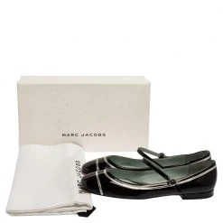 Marc Jacobs Black/ Silver Patent Leather Poppy Mary Jane Ballerina Flat Size 39.5 For Women 15 Marc Jacobs Black/ Silver Patent Leather Poppy Mary Jane Ballerina Flat Size 39.5 For Women -Marc Jacobs shop luxury women marc jacobs used shoes p359883 006