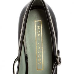 Marc Jacobs Black/ Silver Patent Leather Poppy Mary Jane Ballerina Flat Size 39.5 For Women 14 Marc Jacobs Black/ Silver Patent Leather Poppy Mary Jane Ballerina Flat Size 39.5 For Women -Marc Jacobs shop luxury women marc jacobs used shoes p359883 009