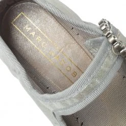 Marc Jacobs Metallic Silver Leather Crystal Embellished Suzi Mary Jane Platforms Espadrilles Size 36 For Women 16 Marc Jacobs Metallic Silver Leather Crystal Embellished Suzi Mary Jane Platforms Espadrilles Size 36 For Women -Marc Jacobs shop luxury women marc jacobs used shoes p376255 004