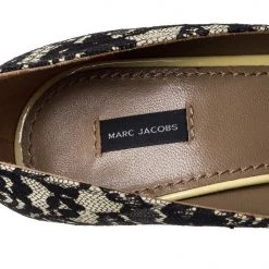 Marc Jacobs Yellow/Black Lace And Patent Leather Bow Detail Pumps Size 39 For Women -Marc Jacobs shop luxury women marc jacobs used shoes p396564 004