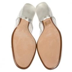 Marc Jacobs Silver PVC And Leather Transparent Clear Heel Oxfords Size 41 For Women 13 Marc Jacobs Silver PVC And Leather Transparent Clear Heel Oxfords Size 41 For Women -Marc Jacobs shop luxury women marc jacobs used shoes p398612 004