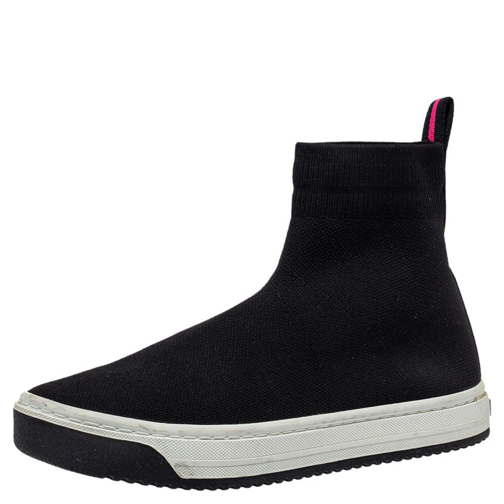 Marc Jacobs Black Knit Fabric Dart Sock Sneakers Size 41 For Women 1 Marc Jacobs Black Knit Fabric Dart Sock Sneakers Size 41 For Women
