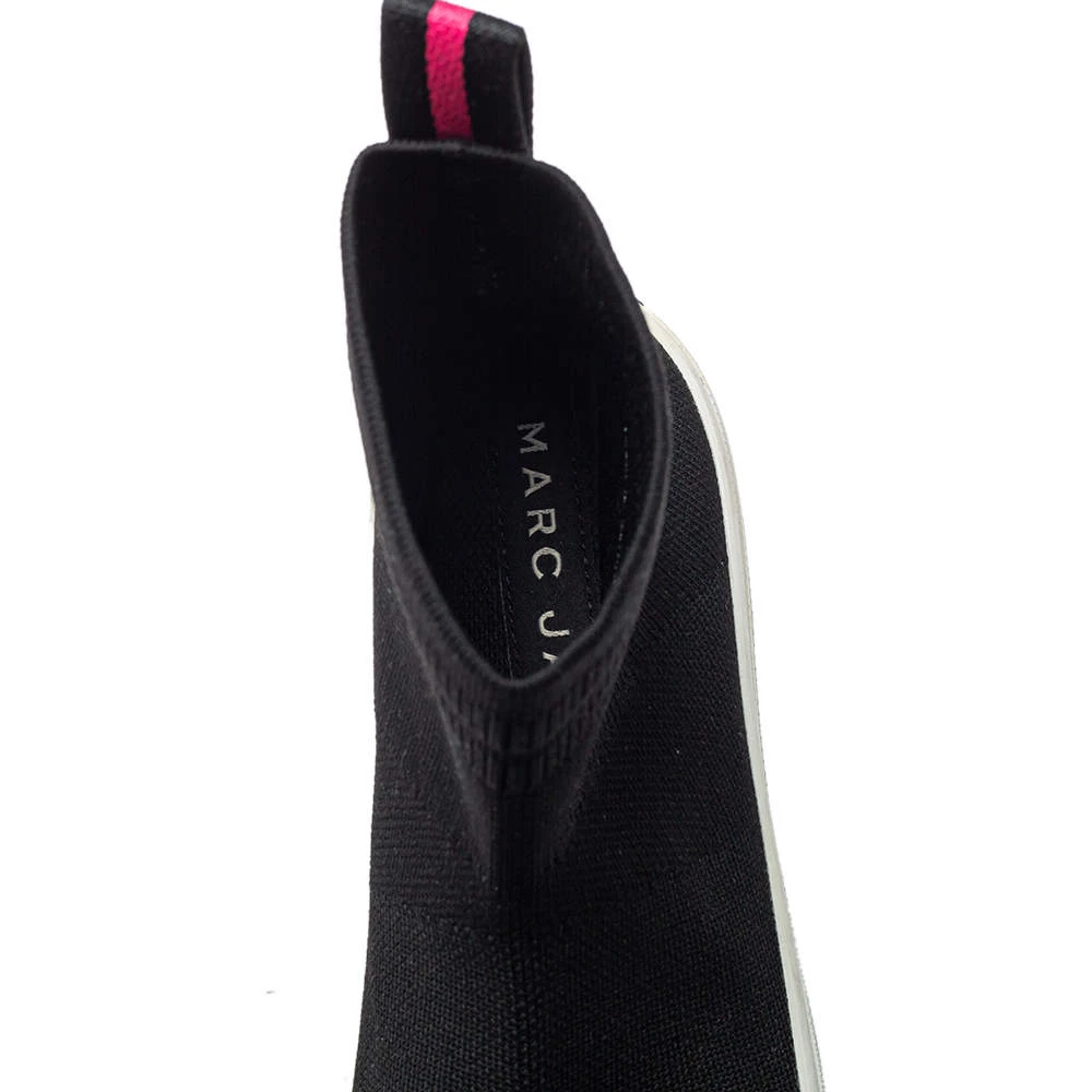 Marc Jacobs Black Knit Fabric Dart Sock Sneakers Size 41 For Women 7 Marc Jacobs Black Knit Fabric Dart Sock Sneakers Size 41 For Women - Image 7