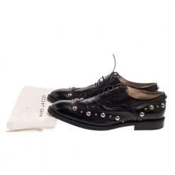 Marc Jacobs Black Leather Studded Oxfords Size 41 For Women 15 Marc Jacobs Black Leather Studded Oxfords Size 41 For Women -Marc Jacobs shop luxury women marc jacobs used shoes p399193 008