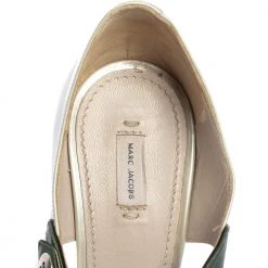 Marc Jacobs Pearl White Patent Leather Peep Toe Sandals Size 40 For Women 14 Marc Jacobs Pearl White Patent Leather Peep Toe Sandals Size 40 For Women -Marc Jacobs shop luxury women marc jacobs used shoes p415451 008