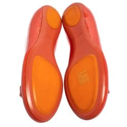 Marc Jacobs Orange Patent Leather Embellished Bow Ballet Flats Size 37.5 For Women 13 Marc Jacobs Orange Patent Leather Embellished Bow Ballet Flats Size 37.5 For Women -Marc Jacobs shop luxury women marc jacobs used shoes p421864 003
