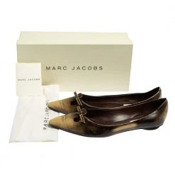 Marc Jacobs Two Tone Leather Bow Ballet Flats Size 38.5 For Women 15 Marc Jacobs Two Tone Leather Bow Ballet Flats Size 38.5 For Women -Marc Jacobs shop luxury women marc jacobs used shoes p421933 001