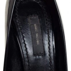 Marc Jacobs Black Patent Leather Peep Toe Reverse Heel Pumps Size 36 For Women 14 Marc Jacobs Black Patent Leather Peep Toe Reverse Heel Pumps Size 36 For Women -Marc Jacobs shop luxury women marc jacobs used shoes p458766 001