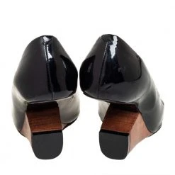 Marc Jacobs Black Patent Leather Peep Toe Reverse Heel Pumps Size 36 For Women 12 Marc Jacobs Black Patent Leather Peep Toe Reverse Heel Pumps Size 36 For Women -Marc Jacobs shop luxury women marc jacobs used shoes p458766 006