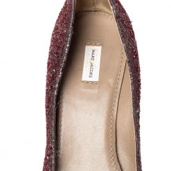 Marc Jacobs Burgundy Glitter Slip On Pumps Size 37 For Women 14 Marc Jacobs Burgundy Glitter Slip On Pumps Size 37 For Women -Marc Jacobs shop luxury women marc jacobs used shoes p467063 003