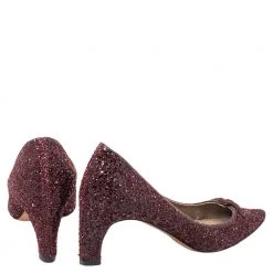 Marc Jacobs Burgundy Glitter Slip On Pumps Size 37 For Women 12 Marc Jacobs Burgundy Glitter Slip On Pumps Size 37 For Women -Marc Jacobs shop luxury women marc jacobs used shoes p467063 009