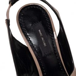 Marc Jacobs Beige Patent Leather Strappy Slingback Sandals Size 36.5 For Women 14 Marc Jacobs Beige Patent Leather Strappy Slingback Sandals Size 36.5 For Women -Marc Jacobs shop luxury women marc jacobs used shoes p476400 004