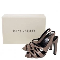Marc Jacobs Beige Patent Leather Strappy Slingback Sandals Size 36.5 For Women 15 Marc Jacobs Beige Patent Leather Strappy Slingback Sandals Size 36.5 For Women -Marc Jacobs shop luxury women marc jacobs used shoes p476400 009