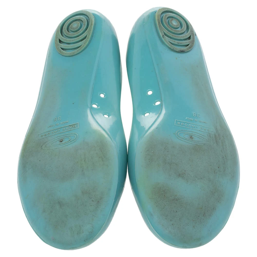 Marc Jacobs Blue Rubber Ballet Flats Size 38 For Women 6 Marc Jacobs Blue Rubber Ballet Flats Size 38 For Women - Image 6