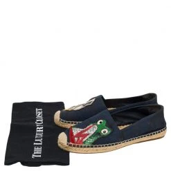 Marc Jacobs Black Canvas Espadrille Flats Size 38 For Women -Marc Jacobs shop luxury women marc jacobs used shoes p496240 003