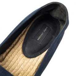 Marc Jacobs Black Canvas Espadrille Flats Size 38 For Women -Marc Jacobs shop luxury women marc jacobs used shoes p496240 007