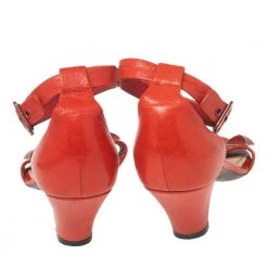 Marc Jacobs Red Leather Studded Ankle Strap Sandals Size 37 For Women 14 Marc Jacobs Red Leather Studded Ankle Strap Sandals Size 37 For Women -Marc Jacobs shop luxury women marc jacobs used shoes p599680 004