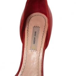Marc Jacobs Red Leather Studded Ankle Strap Sandals Size 37 For Women 16 Marc Jacobs Red Leather Studded Ankle Strap Sandals Size 37 For Women -Marc Jacobs shop luxury women marc jacobs used shoes p599680 009