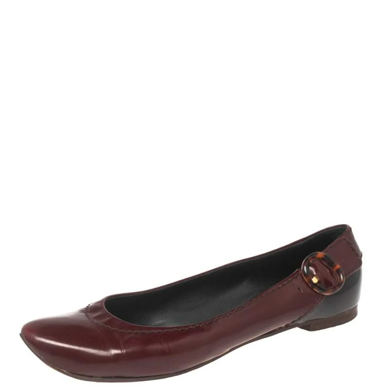 Marc Jacobs Burgundy Patent Ballet Flats Size 37 For Women 1 Marc Jacobs Burgundy Patent Ballet Flats Size 37 For Women