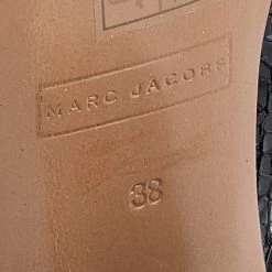 Marc Jacobs Black Snakeskin Embossed Leather Criss Cross Slide Sandals Size 38 For Women 16 Marc Jacobs Black Snakeskin Embossed Leather Criss Cross Slide Sandals Size 38 For Women -Marc Jacobs shop luxury women marc jacobs used shoes p618945 009