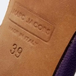 Marc Jacobs Purple Croc Embossed Leather Slingback Sandals Size 39 For Women -Marc Jacobs shop luxury women marc jacobs used shoes p653096 001