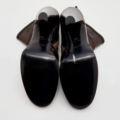 Marc Jacobs Metallic Bronze Patent Leather Ankle Length Boots Size 40.5 For Women -Marc Jacobs shop luxury women marc jacobs used shoes p666358 008