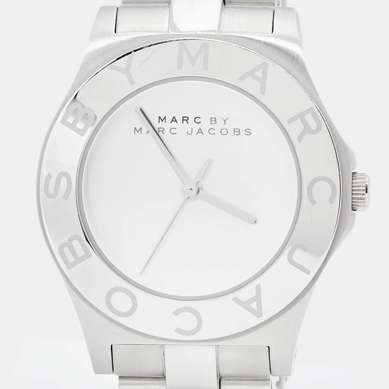 Marc By Marc Jacobs Silver Stainless Steel Blade MBM3125 Women's Wristwatch 36 Mm For Women 3 Marc By Marc Jacobs Silver Stainless Steel Blade MBM3125 Women's Wristwatch 36 Mm For Women - Image 3