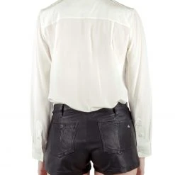 Marc Jacobs Ivory Silk Epaulette Detail Button Front Shirt M For Women 7 Marc Jacobs Ivory Silk Epaulette Detail Button Front Shirt M For Women -Marc Jacobs shop luxury women used clothes p205984 004 scaled